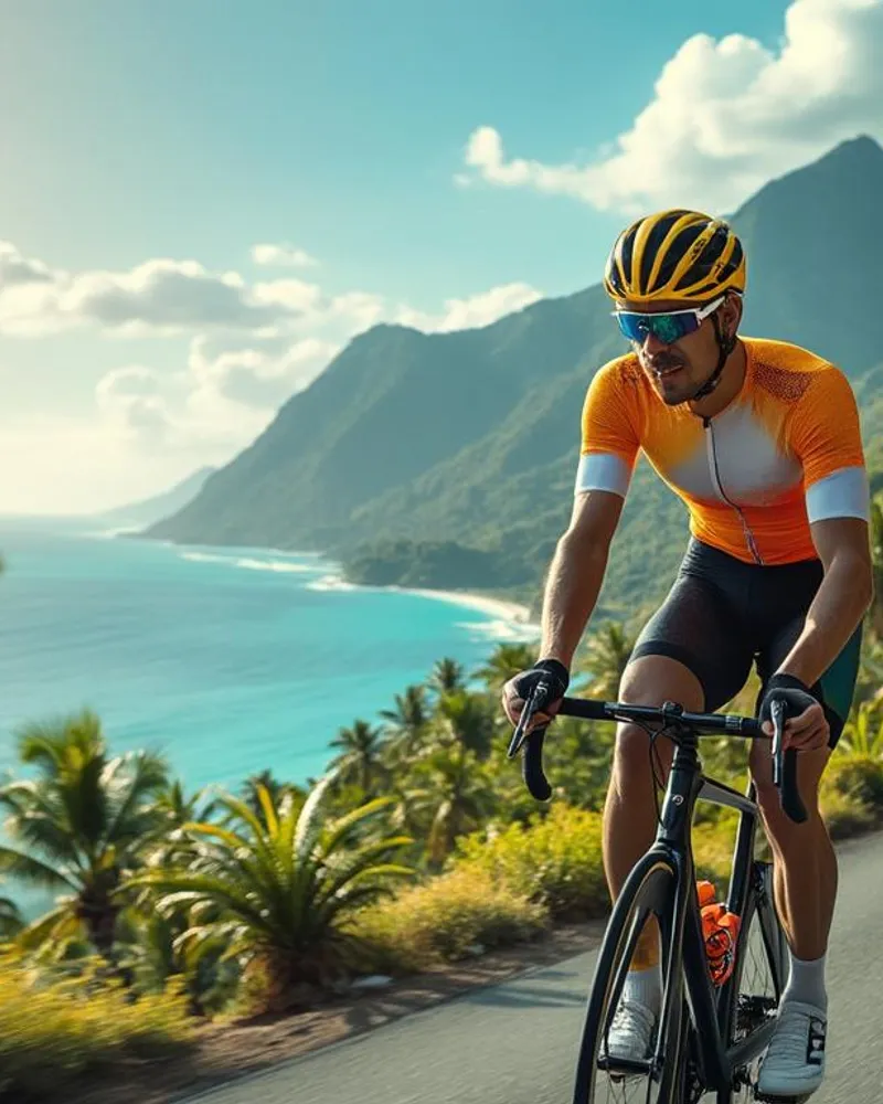 Damien Urcel, cycliste guadeloupéen, remporte le tour cycliste de Martinique 2025