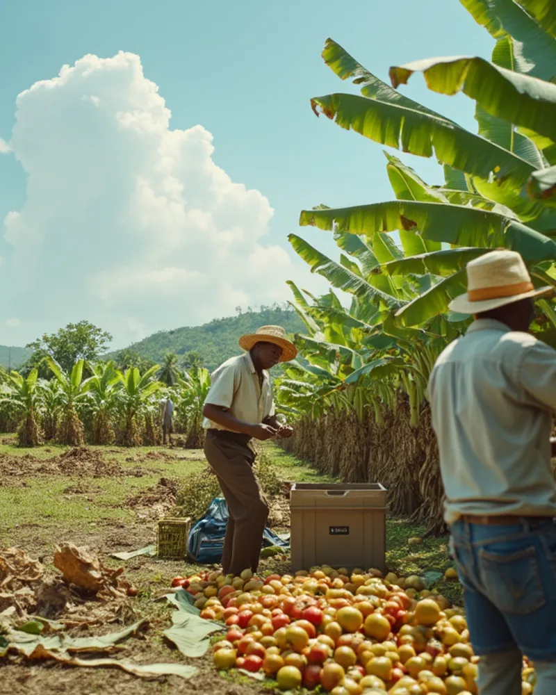 La filière banane en Guadeloupe : une perte annuelle de 500 000 euros face à l'essor de la diversification agricole en Martinique