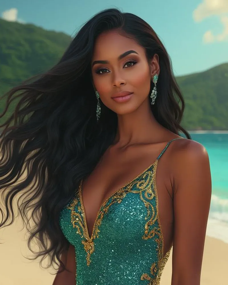Ophély Mezino, ambassadrice de la Guadeloupe au concours Miss Univers 2025