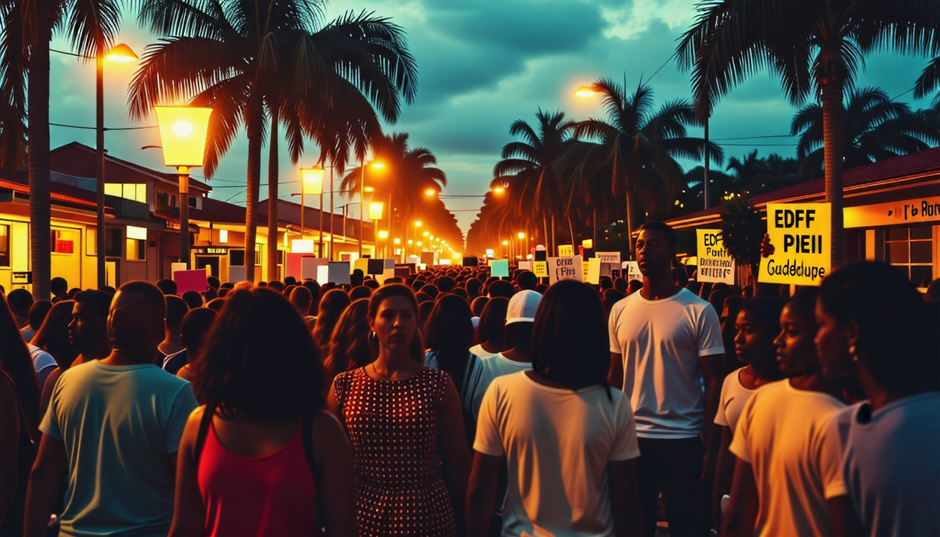 découvrez comment la crise sociale chez edf pei persiste en guadeloupe après le black-out, mettant en lumière les enjeux et les défis auxquels l'entreprise et les habitants font face. quelles solutions peuvent être envisagées pour un avenir énergétique durable ?