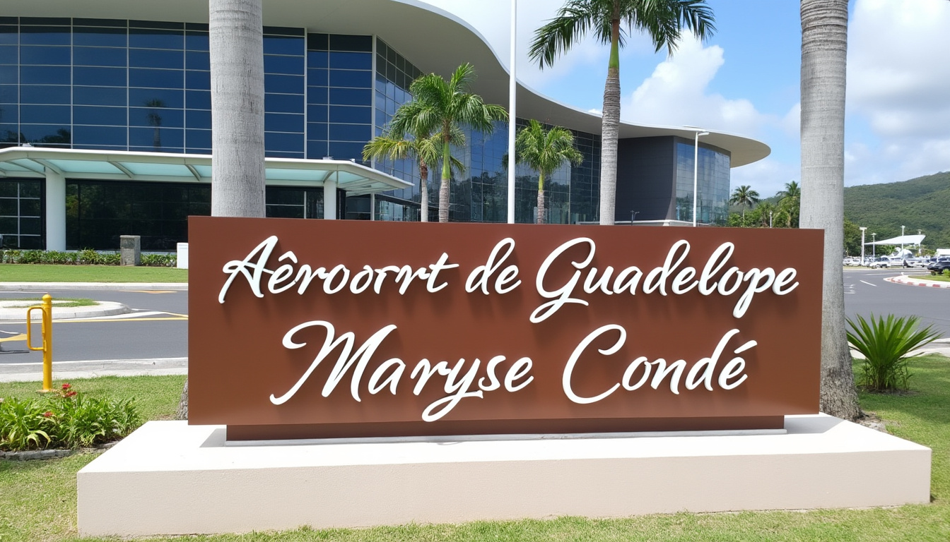 découvrez la transformation emblématique de l'aéroport pôle caraïbes en 'guadeloupe maryse condé'. un hommage à la culture guadeloupéenne et à la célèbre auteure, cet nouveau nom symbolise un tournant dans l'accueil des voyageurs tout en célébrant l'héritage insulaire.