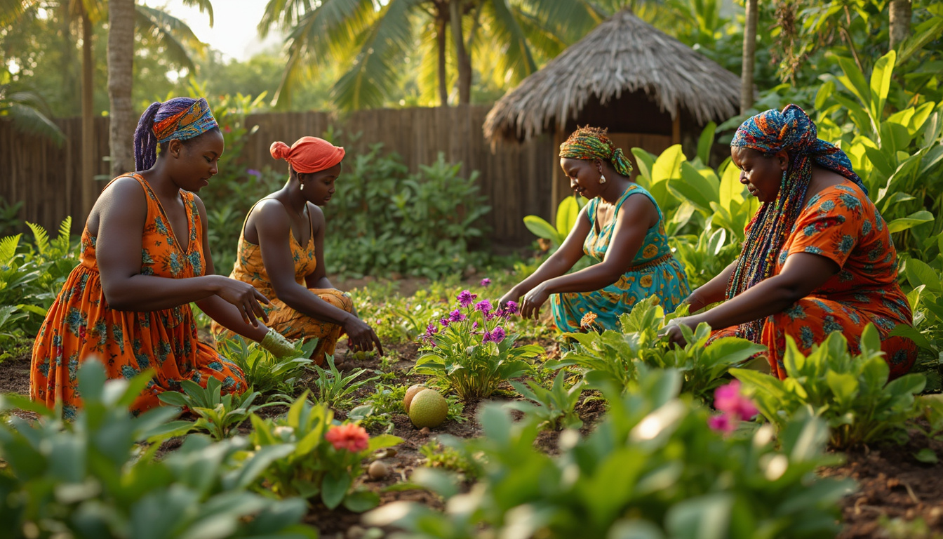 découvrez comment les femmes de guadeloupe perpétuent la mémoire, l'autonomie alimentaire et la préservation de la biodiversité à travers la redécouverte des jardins créoles, véritables symboles de leur héritage et de leur engagement.