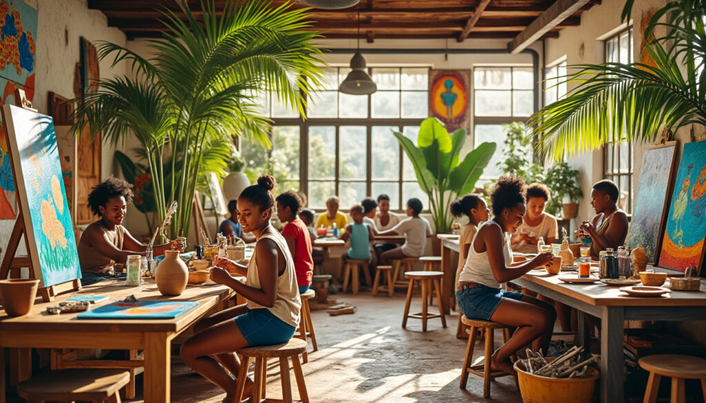 découvrez les ateliers créatifs de steek en guadeloupe, où l'art et l'imagination prennent vie. participez à des sessions inspirantes et apprenez à exprimer votre créativité dans un cadre magnifique. réveillez l'artiste en vous aujourd'hui !