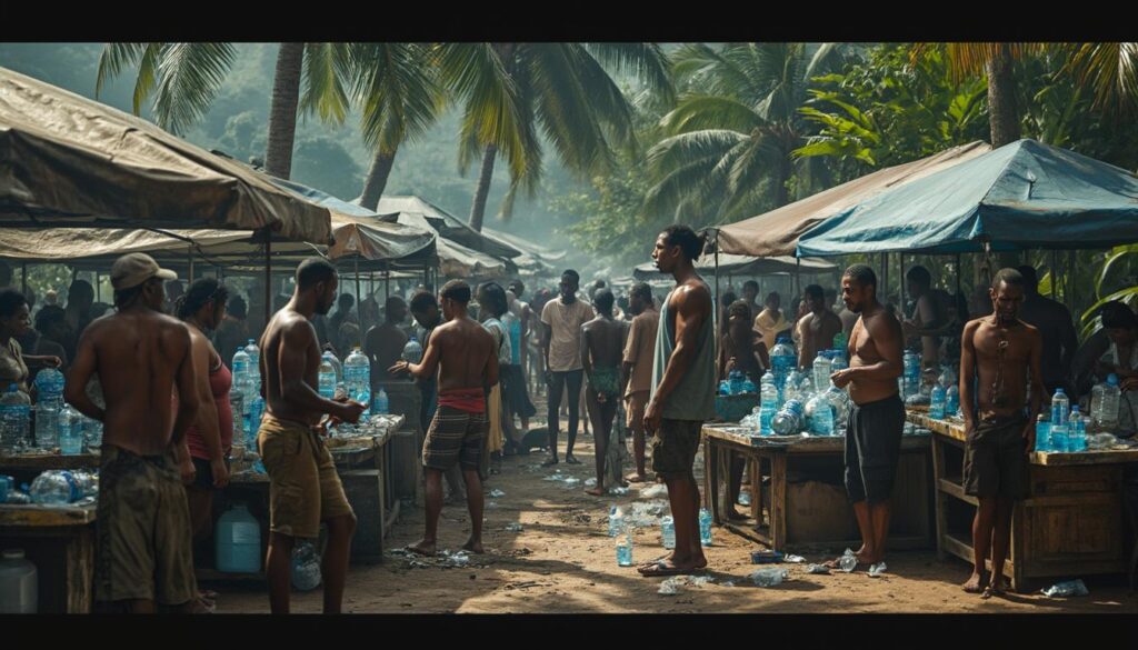 découvrez comment le retour du marché noir de l'eau en guadeloupe soulève des inquiétudes croissantes. analyse des implications sociales, économiques et environnementales de ce phénomène préoccupant qui affecte la vie quotidienne des habitants.