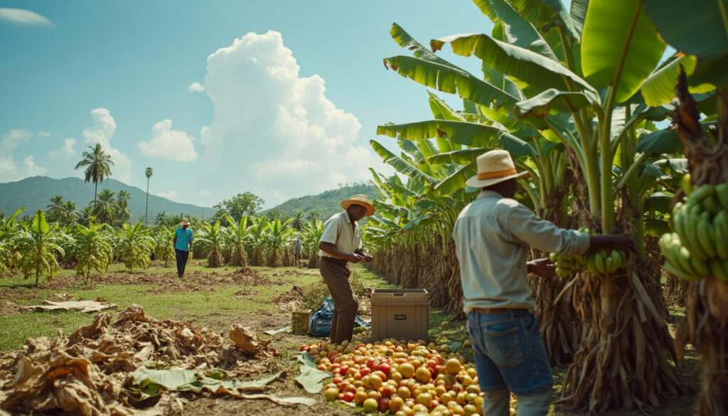 découvrez comment la filière banane en guadeloupe subit une perte annuelle de 500 000 euros, impactée par le développement de la diversification agricole en martinique. analyse des enjeux et perspectives pour la filière.