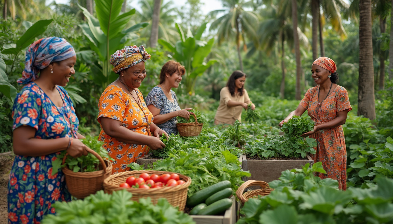 découvrez comment les femmes de guadeloupe jouent un rôle central dans la préservation de la mémoire, de l'autonomie et de la biodiversité grâce à la renaissance des jardins créoles, véritables trésors de tradition et d'avenir.