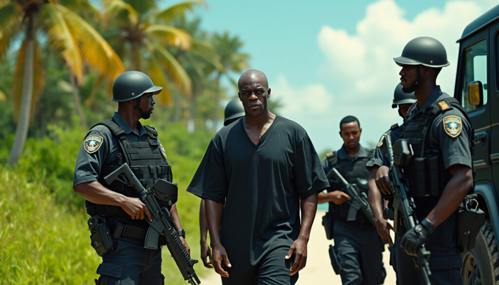 le dangereux tueur en série de la caraïbe arrive en guadeloupe sous escorte renforcée. découvrez les détails de ce transfert exceptionnel placé sous haute sécurité.